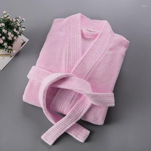 Damska odzież snu BatroBe Kimono Cotton Terry Ręcznik Ręczynek Polarna szata piżamowa dziewczyna spa impreza Suknie pływające wiosenne jesień