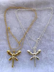 Подвесные ожерелья ys 2023 Unode50 изысканный модный гальванизация 925 14k Dragonfly Diredrace Dire