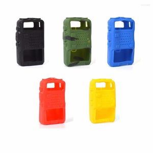 Walkie Talkie 5pcs Rubber Holster Case For Baofeng UV-5R UV 5R UV5R UV-5RA UV-5RE RT5R RT-5R TYT TH-F8 Cb Radio