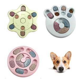 Brinquedos quebra-cabeça para cães, alimentador lento, aumenta o iq, dispensador interativo de comida para treinamento de cães, alimentação engraçada
