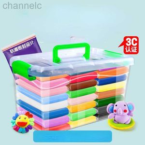 Clay Dough Modeling Air Dry Plasticine Education 5D Toy for Children Gift Play 36 Colors Light PlayDough Slimes Kids Polymer