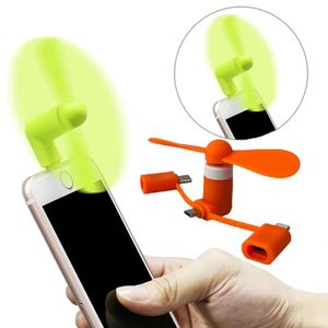 Party Favor Wholesale Portable Mini USB Fan by Smartphone Cell Phone Fan Cooler Fan Best gifts