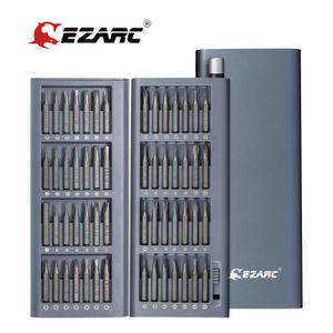 Kits Ezarc 57 in 1 Mini -Präzisionsschraubendreher -Werkzeuge Magnetfahrer Bit mit Aluminium -Hülle Reparaturkit für Telefon -PC -Uhrengläser