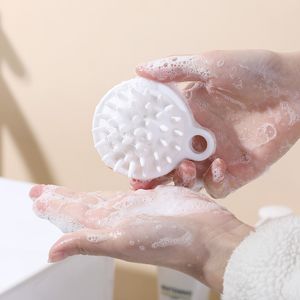 Spazzola per shampoo in silicone Shampoo in stile giapponese Artefatto Pettine per massaggio Shampoo per testa per adulti Spazzole Scratcher per pulire le spazzole da bagno del cuoio capelluto