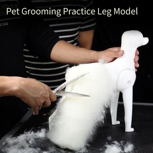Toys Pet Grooming Practice Ben Hår Back Hårfärdighet Förbättring Professionell Teddy Dog Model Högkvalitativ Grooming Tools Crane Brand