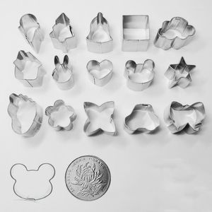 Baking Moulds 1pcs Patisserie Reposteria Cloud Flower Tree Music Star Small Moldes Metal Cookie Cutter Fondant Cake Decor Tool Biscuit Mould