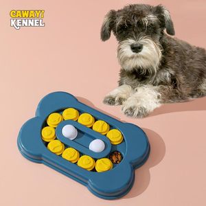 Füttern Cawayi Kennel Pet Feeder Supplies Slow Feeder Dog Bowl Fun Interaktive Feeder Cat Dogs Feeder Puzzle Training Device Feeder
