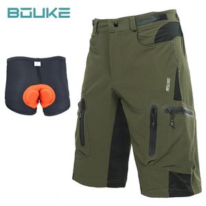 Shorts de ciclismo Summer Man Mountain Mountain Bike Shorts Ciclismo de ciclismo respirável Durável esportes ao ar livre MTB ROAD ROAD Mountain Bike calças curtas 230428