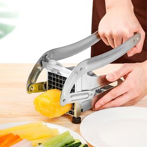 Processori Acciaio inossidabile Patatine fritte Taglierine per patatine Tagliatrice per strisce Maker Affettatrice Chopper Dicer Gadget da cucina per la casa