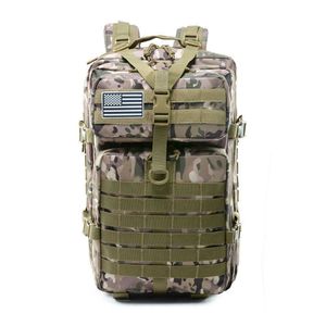 Backpacking Packs Tactical Backpack 45L Military Backpacks Assault Tactical Infantry Rucksack Large Capacity Camping Hiking Sports Bags J230502