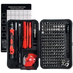 Kits 170 in 1 Präzisionsschraubendreher Set Mobile Phone Watch Reparaturschraube Bit Set Magnetic Torx Phillips Key Socket Kombinationskit