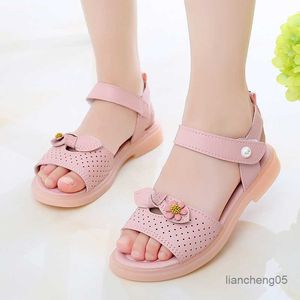 Sandals Kids Summer Shoes for Girls Beach Sandals Children Fashion Flowers Bow Sports Sandals for Little Girl Years