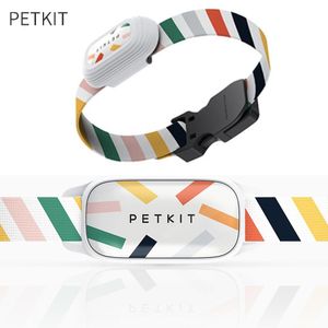 Tracker PETKIT Collare tracker di controllo APP Bluetooth intelligente regolabile impermeabile per collare di rilevamento di attività sportive per cani e gatti