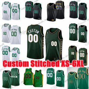 Custom Stitched XS-6XL Basketball Jersey Jayson Al Tatum Horford Jaylen Brown Malcolm Brogdon Derrick White Marcus Smart Robert Williams Mike Muscala Pritchard