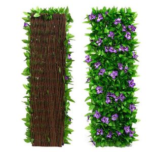 40CM Artificial Plants Grass Wall Panel Boxwood Hedge Greenery UV Protection Green Decor Privacy Fence Backyard Screen Wedding