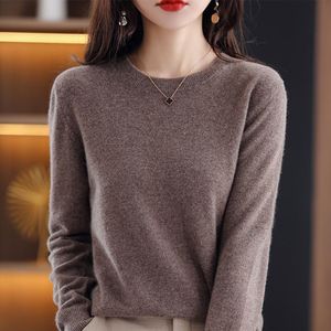 Women's Sweaters Cashmere Women Casual O-neck Solid Pullovers Autumn Winter Womens Sweater KnitwearWomen's