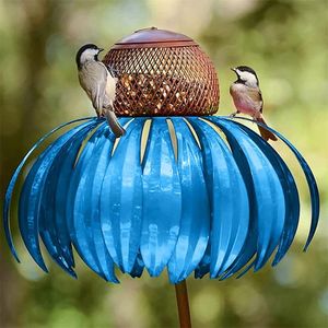Fütterung Rosa Sonnenhut Kolibri Feeder Outdoor Feeder Kanarienvogel Papagei Automatische Feeder Trog Vogel Liefert Zubehör