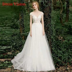 Sukienki imprezowe sukienki ślubne koronkowa elegancka sukienka panny młodej a-line vestido de novia szat de mariage długość podłogi T230502