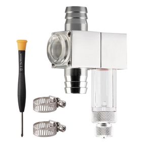 Sprzęt Aquarium CO2 Atomizer Zewnętrzny super dyfuzor system roztwórcy rozdzielcza CO2 reaktor roztopowy z atomizatorem stopu bąbelkowego aluminium