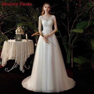 Party Dresses Boho Robe de Mariee Vestido Novia Wedding Dress Longue Robe de Soiree Simple Robe de Soiree Bride To Be Gown Lace Robe MF0091 T230502