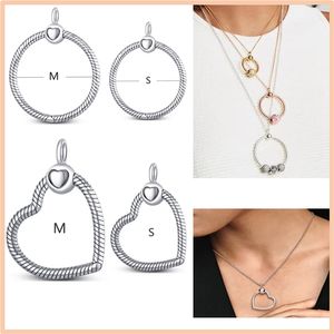 925 Sterling Silber Charms für die Schmuckherstellung für Pandora Perlen Qualität Schmuck Geschenk Großhandel Farbe O Anhänger O Ampere Herz