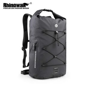 バックパッキングパックRhinowalk Men Backpack100防水2535L旅行ハイキングショルダーバッグ女性スポーツバックパックトレッキング釣りバッグJ230502