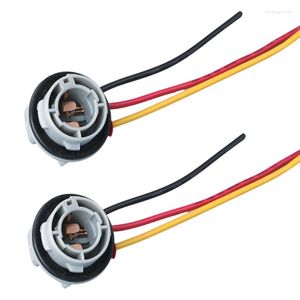 Система освещения 2pcs 1157 Bulb Socket Bay15D Держатель лампы P21/5 Вт Базовый разъем Адаптера для автомобилей.