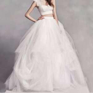 Skirts Formal Long Puffy Tulle For Bridal 2023 Custom Made Vintage Ruffles Tutu Ball Gowns Female Adult Women