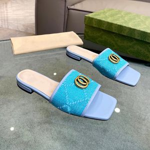 10a Sommer Sandale berühmte Designer -Slipper für Frauen rutschen Flats Schuhe Echte Leder klassische Marke Beach Pantoffeln