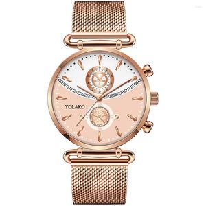Wristwatches 2023 Fashion Trend Korean Women's Watch Business Leisure Foreign Trade Wholesale Relojes Para Mujer Women