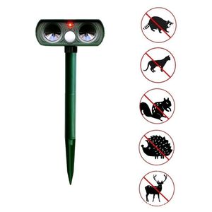 Repellents Pet Repeller Dog Cat Bird Boar Mouse Mosquito Ultrasonic Solar Power Rechargeable Outdoor Indoor Tool Frighten Animals