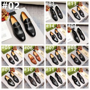 Luxury Dress Shoe äkta läderföretag italienska formella skor Black Blue Lace Up Fashion Weddin Suit Shoes For Men Oxford Shoes Storlek 38-45