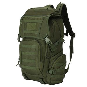 Backpacking Packs 50L Military Tactics Backpack Outdoor Hiking Daypack Army Molle Rucksack Fishing Sport Camping Hunting Climbing Waterproof Bags J230502