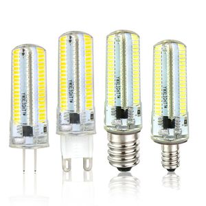 Lâmpada LED E11/E12/E14/E17/G4/G9/BA15D Lâmpada de milho AC 220V 110V 120v 7W 12W 15w SMD3014 Lâmpada LED 360 graus 110V/220v lâmpadas de holofote