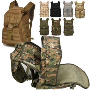 Backpacking Packs Herren Army Military Tactical Rucksack 900D Polyester 30L Softback Outdoor Wasserdichter Rucksack Wandern Camping Klettern Jagdtaschen J230502