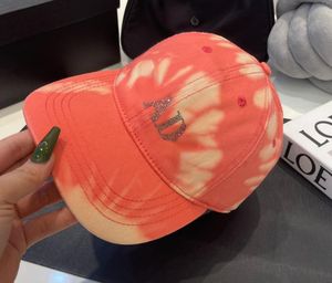 Kvalitet mode baseball cap kvinnlig stornamn designer alfabet färg oregelbunden hip hop cap sommar utomhus sol visir tidvatten