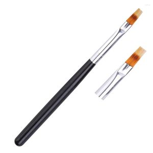 Nail Art Decorations UV Gel Brush Painting Drawing Dotting Wood Handle Nylon Ombre Pen Manicure Tools