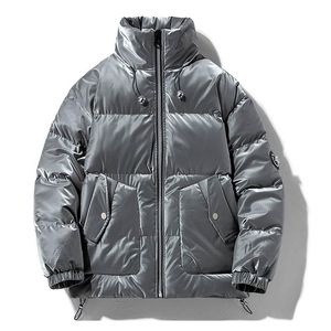 Men's Jackets KIOVNO Men Winter Warm Puffy Jacket Thick Thermal Bubble Outwear Parka For Male Plus Size M-9XL Windbreak