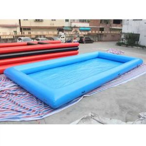 Attrezzatura galleggiante per nuoto ad aria soffiata per piscina gonfiabile commerciale 6x4m per camminare Zorb Ball Games nave libera con 2 palline Zorb