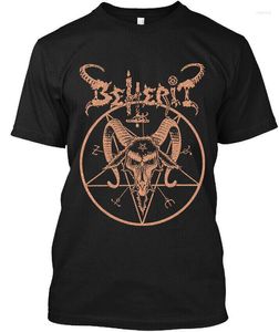 Herren T-Shirts Beherit Dawn Of Satans Millennium Finnland Schwarz Vintage Cool Cotton Shirt Herren Casual Tees Tops Drop