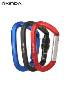 5 PCSCarabiners Xinda Outdoor Multifunctional Quickdraw Buckle Hiking Camping Keychain Backpack Hammock Swing D Shape Carabiner for Keys P230420