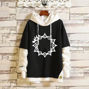 Felpe con cappuccio da uomo Felpe con cappuccio The Seven Deadly Sins Meliodas Felpa con cappuccio Moda Streetwear Pullover Costume cosplay Felpa Uomo Donna