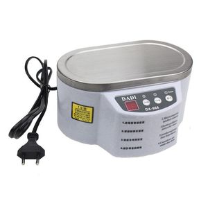 Polijstpads wholesale DADI DA968 30W Small Digital Ultrasonic Bath Cleaner For Watch Electronic Accessories Jewellery Coin Cleaning Machine