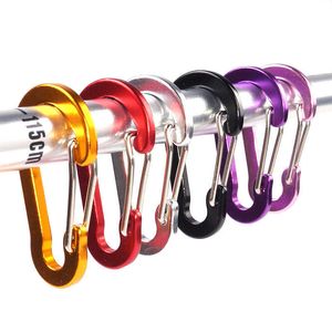 5 PCSCarabiners 6pcs Outdoor Camping Multi Tool Mountaineering Buckle Steel Small Carabiner Clips Fishing Climbing Acessories Dropshipping P230420