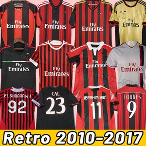 Retro shirts home SOCCER JERSEYs Gullit Maldini Van Basten football KAKA Inzaghi milan PIRLO SHEVCHENKO BAGGIO Ac Milans 00 02 03 04 05 06 07 09 10 2006 2007 2008 2010 UCL