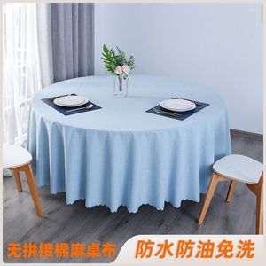 Table Mats Waterproof Oil Resistant Washable Cloth Art Tablecloth Dining Tea Household Japanese Solid Color