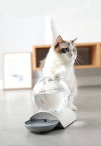 O dispensador automático de água para animais de estimação evita a boca molhada, tem uma grande capacidade e um design simples, adequado para animais de estimação pequenos beberem água