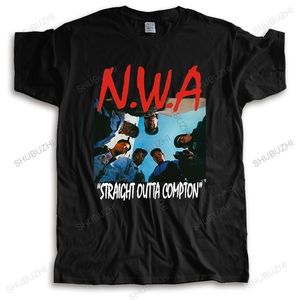 Magliette da uomo maglietta maschile maglietta sciolta di magliette streetwear estate tops nwa out compton di dimensioni più grandi teeshirta a manica corta 230428