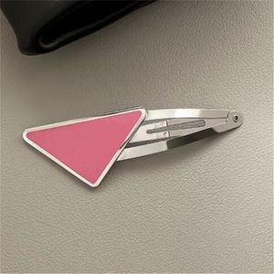 Acessórios para cabelos infantis de garotas Metal Triangle Hairpin Designer CLIPS DE CABE