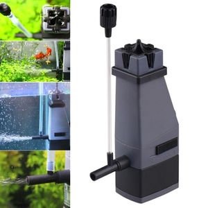 Accessori Filtro per acquario Pompa dell'olio per acquario Skimmer di superficie Rimuovi la pellicola per macchie di olio Pompa dell'acqua Processore per pellicola d'olio per acquario